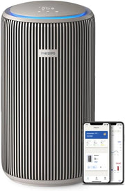 Philips 3200 Purificador de Aire HEPA, 130 m², Ultrasilencioso 15dB*, Gris