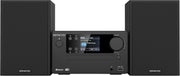 Microcadena HiFi Kenwood M-725DAB-B con CD, USB, Dab+ y Bluetooth Audio-Streaming. Color: Negro - Mini Equipo de Musica para casa