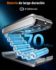 Aspiradora sin Cable 55KPA 650W 70Mins,Escoba Aspiradora sin Cable