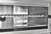 Salamandra Profesional Eléctrica 2000 W – Acero Inoxidable 18/10 – Temporizador 30 min – 50-300 °C – Uso Industrial Hostelería